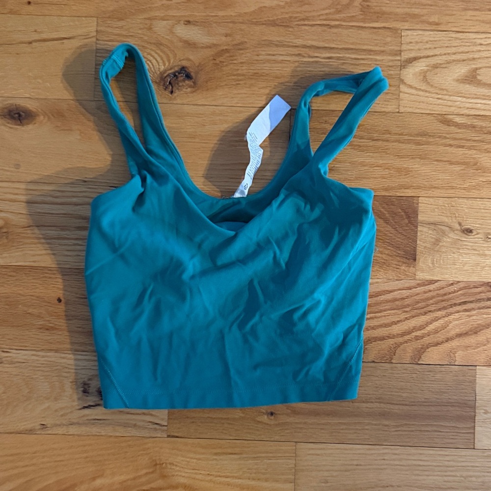 lululemon athletica Teal Crop Top